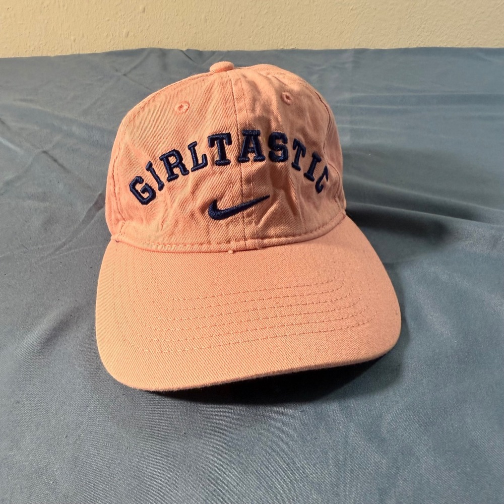 Nike Kids Pink Girltastic Baseball Cap Hat Size 4 6X Adjustable Strap
